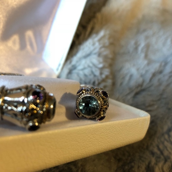 14k sterling Green Quartz Bracelet - Picture 2 of 7